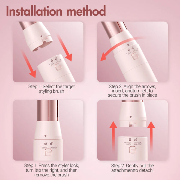 GlowStyler Detachable Drying Brush Pro
