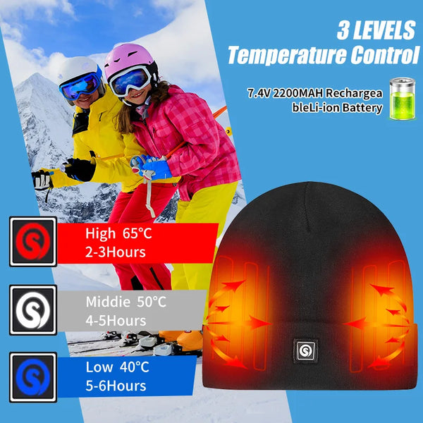 WarmRide Pro Rechargeable Heated Hat