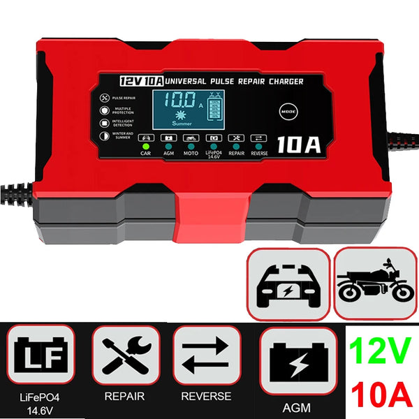 Smart Auto Battery Rescue Charger