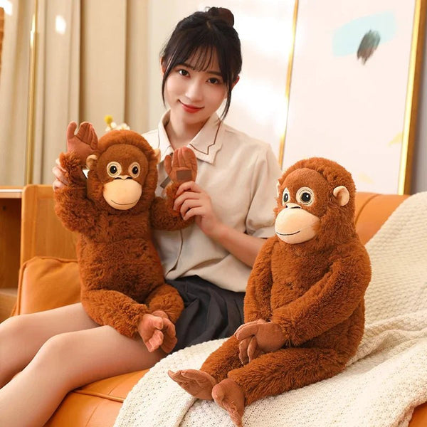 Punch Zoo Monkey Plush Buddy - Trendy Milk