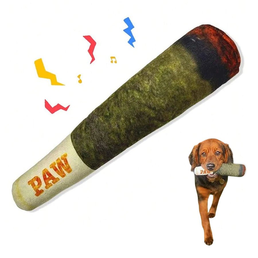 Happy Puff Cigar Dog Toy - Trendy Milk